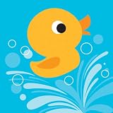 Creative Converting Lil Quack Beverage Napkins, 16 Count
