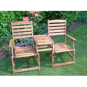 Folding Garden Patio Bench Companion Love Tete caravan