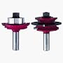 Freud 99-283 Recoverable Bead Glass Door Bit Set (Bead Profile)
