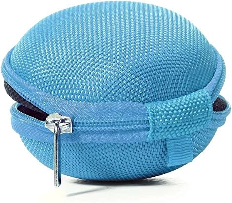 Mini Travel Protective Case for Smart Apple Watch iWatch 38mm 42mm Storage Box for Earphones Memory Cards USB Cable U disk (Blue)