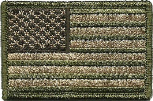 Tactical USA Flag Velcro Patch - Multitan - by Ouyang Custom Design