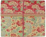 French Floral Romantic Shabby Roses Accordeon Expandable File Folder
