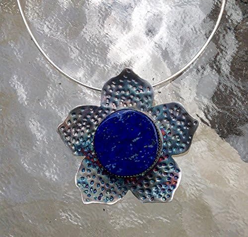Sterling Silver Flower Pendant - Born To Be Wild