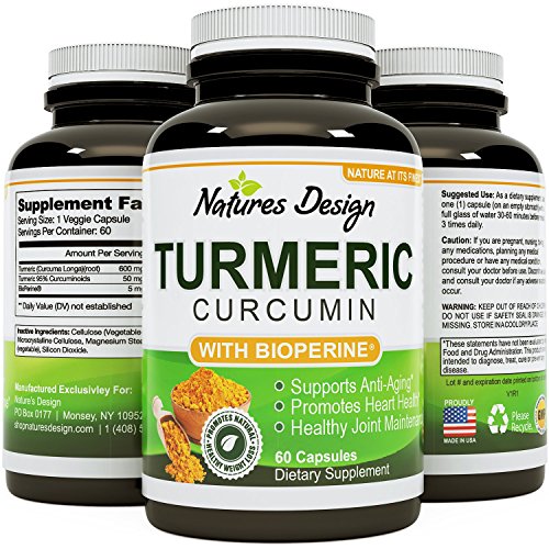 Turmeric Curcumin with Bioperine Black Pepper Extract With 95