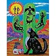 Cactus Wolf 500pc Jigsaw Puzzle by Mary Masters