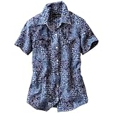 (エディー・バウアー) Eddie Bauer 半袖パッチワークシャツ
