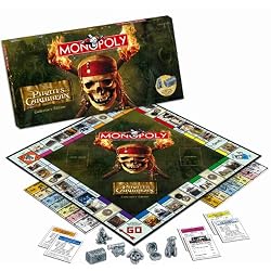 Usaopoly Pirates Of The Caribbean Collector's Edition Monopoly