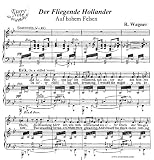 Wagner: Der Fliegende Hollander - Auf hohem Felsen - Erik, tenor: Instantly download and print sheet music