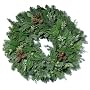Fresh Traditional Evergreen Wreath