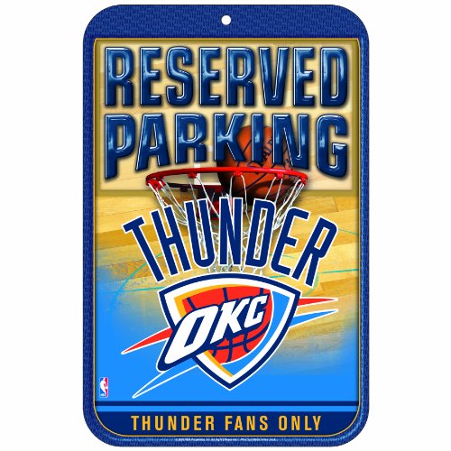 NBA Oklahoma City Thunder 11-by-17 inch Locker Room Sign