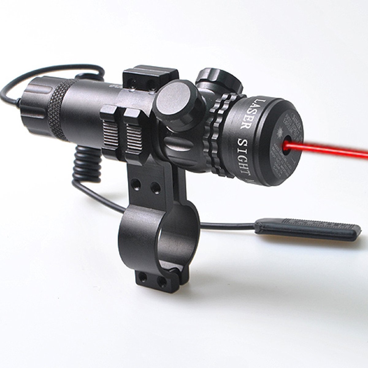 CVLIFE Red Dot Laser Sight Outside Adjust Rifle Gun Scope 2 Switch Rail