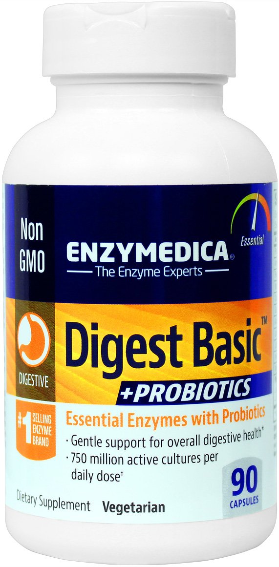 Amazon.com: Enzymedica - Digest Basic + Probiotics 90 Count ...