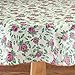 Broder Manufacturing Inc Rose Time Flannel Backed Vinyl Tablecloth, 52x70 Oblong (Rectangle)