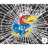 Kansas Jayhawks Shattered Mini-Cutz Window Decal