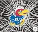 Kansas Jayhawks Shattered Auto Decal (12 x 10 -inch)