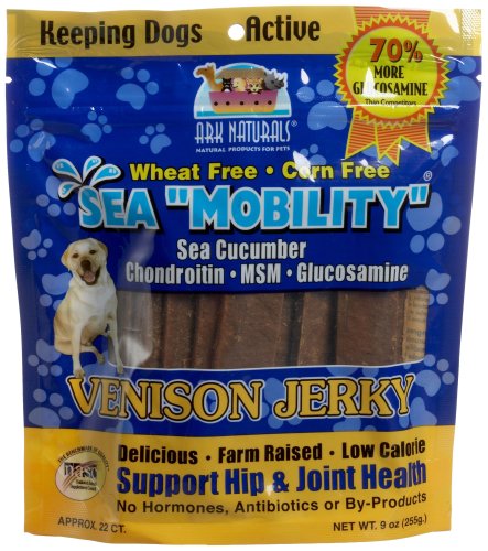 Ark Naturals Sea Mobility Jerky, Venison, 9-Ounce Units (Pack of 2) by Venison