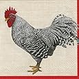 Entertaining with Caspari Le Coq Paper Cocktail Napkins, Pack of 20