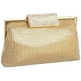 Whiting & Davis Bubble Mesh and Crystal Cl