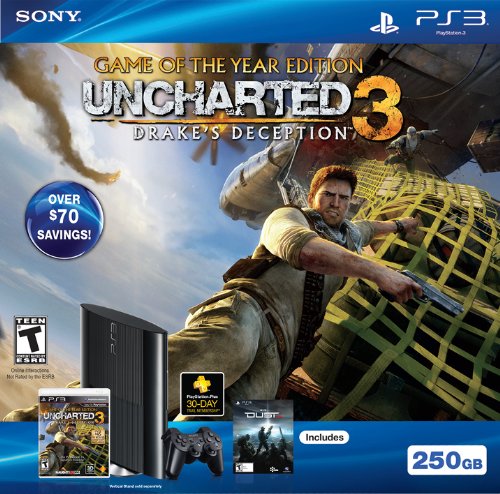 PS3 250GB Uncharted 3: Game of the Year Bundle PS3 250GB Uncharted 3: Game of the Year Bundle