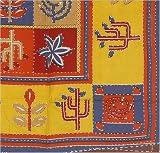 Cotton Bedspread Block Print Vegetable Dyes India Home Interior Decorating Size Twin (bscov306)