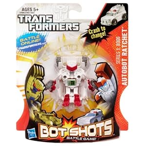 Transformers Bot Shots Series 1 Autobot Ratchet Battle Game Figure