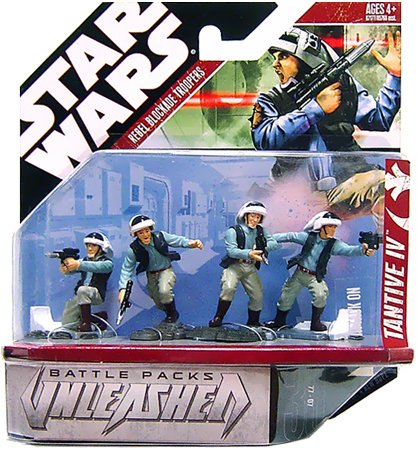 Star Wars Action Figure - Unleashed Battle 4 Pack Episode 4 Rebel Blockade Troopers, Star Wars Action Figures,Star Wars Action Figure,Star Wars Figures,Star Wars Toys Figure,Hasbro Action Figure,Hasbro Star Wars Action Figure