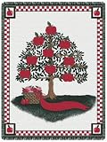Apple Family Tree 3 Layer Throw Blanket