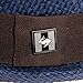 Peter Grimm Mens Navy Blue Depp Fedora Hat (XXL)
