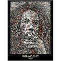 Bob Marley Mosaic Unframed - 24 x 36