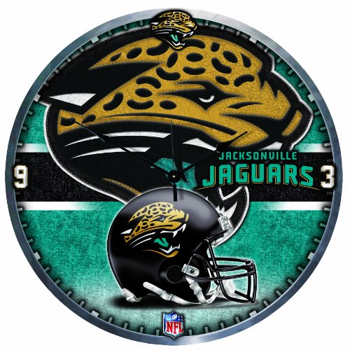 NFL Jacksonville Jaguars 18-Inch High Definition Clock