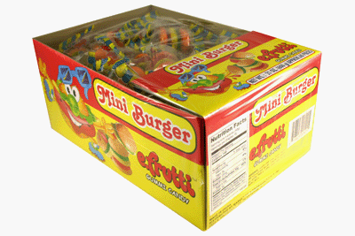 eFrutti Mini Burger Gummy 60 Pack by Burgers