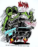 Rat Fink CHEVY NOVA Hot Rod Decal / Sticker