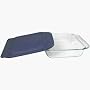 Pyrex Grip Rite Square Dish with Lid - 8"