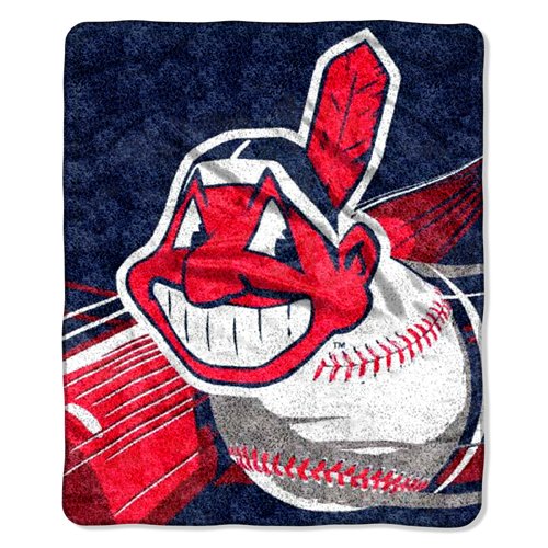 Cleveland Indians 50x60 Big Stick Series Sherpa Throw