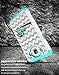 Galaxy On5 Case, Style4U Cute Owl Studded Rhinestone Crystal Bling Hybrid Armor Case Cover for Samsung Galaxy On5 G550 with 1 Style4U Stylus [White/Teal]