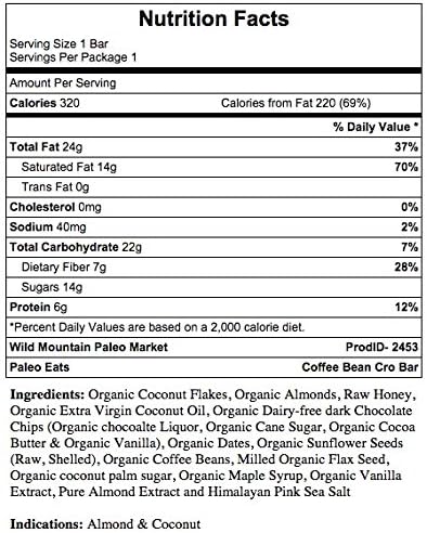Certified Paleo Bars from Paleo Eats, 1.75 Oz, 3 Flavor Sampler Pack