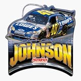 #48 JIMMIE JOHNSON 2008 ACRYLIC CHRISTMAS ORNAMENT