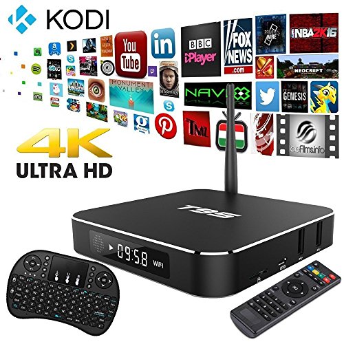 [Free Wireless Mini keyboard]COOLEAD®T95 Android 5.1 Amlogic S905 Quad Core Tv box with 2GB RAM 8GB ROM 2.4G/5G Dual Wifi Band Bluetooth 4.0 Streaming Media Player