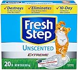 UPC 044600308586 product image for Fresh Step Cat Litter Extreme Odor Control, Scoopable, Unscented - 20 lb | upcitemdb.com