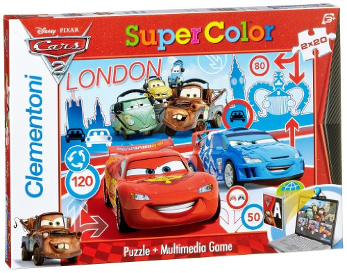 Clementoni 24719.6 - Puzzle Multimedia 2 x 20 teilig Cars 2 Preisvergleich