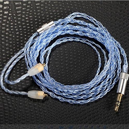 Upgrade 5N OCC Cable Audio Cord for Shure SE215 SE425 SE535 SE846 UE900 Blue
