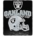 Northwest Oakland Raiders Gridiron Fleece Throw