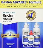 Baush & Lomb Boston Advance Comfort Formula for Rigid Gas Permeable Contact Lenses - Two 4 oz Bottles Plus 1 oz Cleaner
