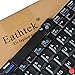 Eathtek Replacement Keyboard for IBM Lenovo Thinkpad T400 T500 R400 R500 W500 W700 series Black US Layout, Compatible with part# 42T3904 42T3937 42T3970 42T4002 42T3273 42T3209 42T3143