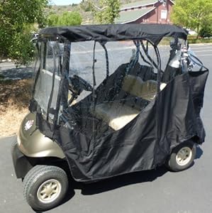 Golf cart driving enclosure 2 seater