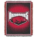 Northwest Arkansas Razorbacks Triple Woven Throw 48x60
