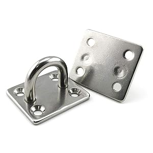 Heyous 2 Set M8 Suspension Ceiling Wall Mount U Hook Anchor Hanger