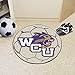 Fan Mats 646 WCU - Western Carolina University Catamounts 27" Diameter Soccer Ball Shaped Area Rug