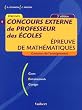 Concours externe de professeur des �coles : Epreuve de math�matiques