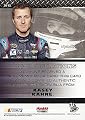 AUTOGRAPHED Kasey Kahne 2015 Press Pass Racing 3 WIDE (Triple Relic) Race-Used Firesuit-Shoe-Sheetmetal Memorabilia Insert Signed Collectible NASCAR Trading Card with COA (#01 of only 25 ever produced!)